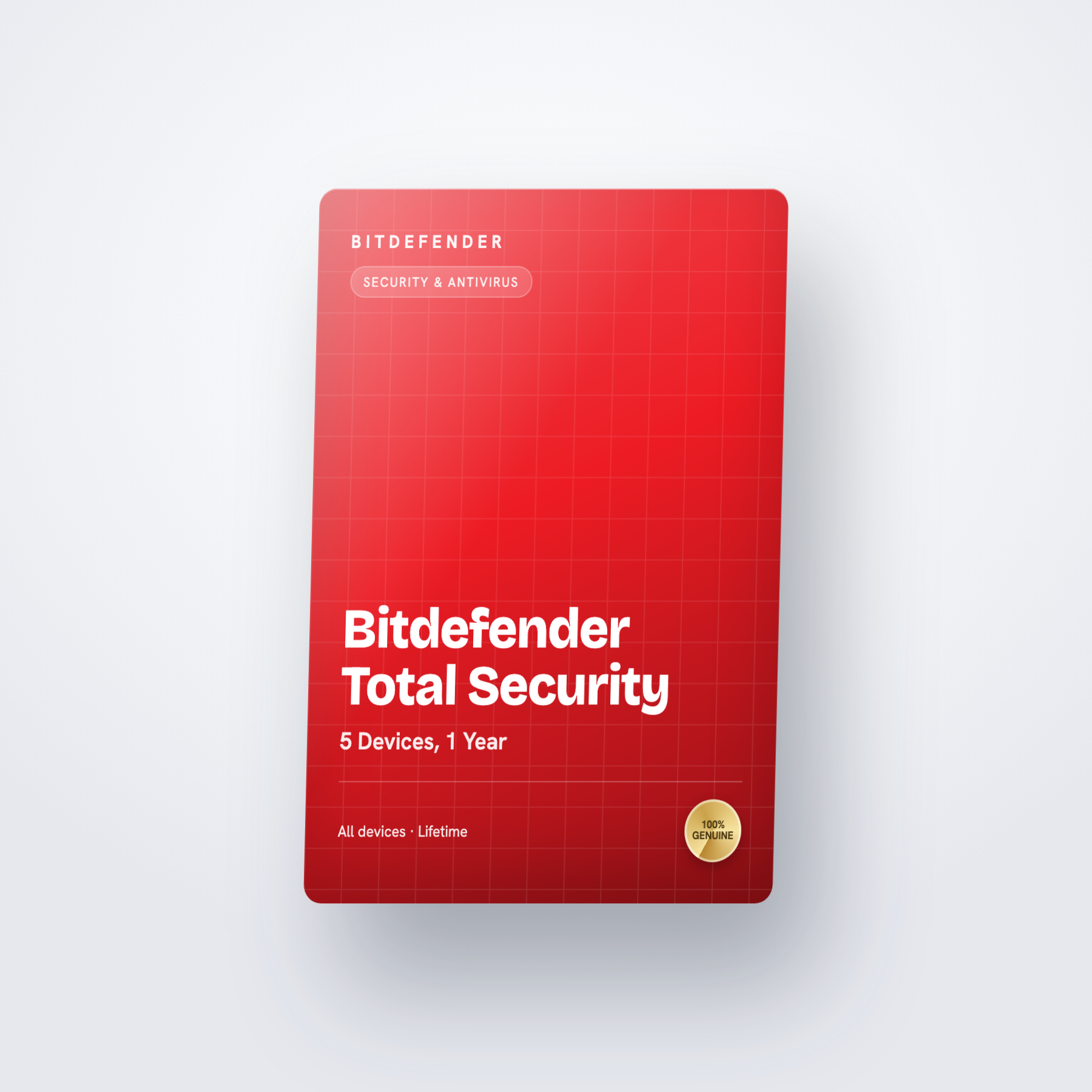 Bitdefender Total Security — 5 Devices, 1 Year