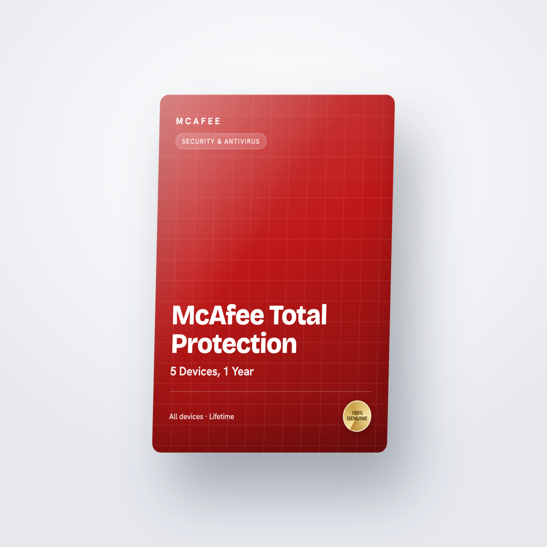 McAfee Total Protection — 5 Devices, 1 Year