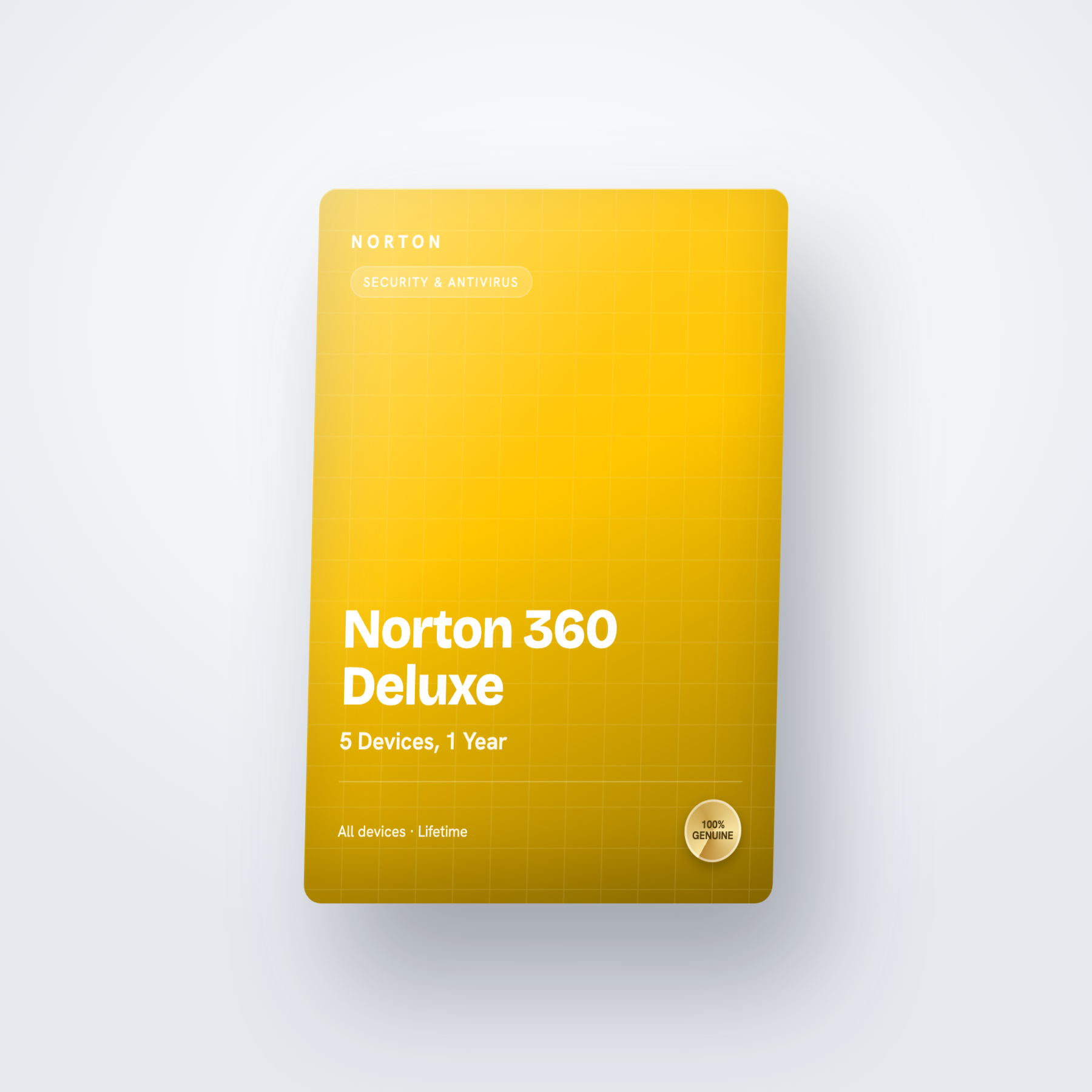 Norton 360 Deluxe — 5 Devices, 1 Year